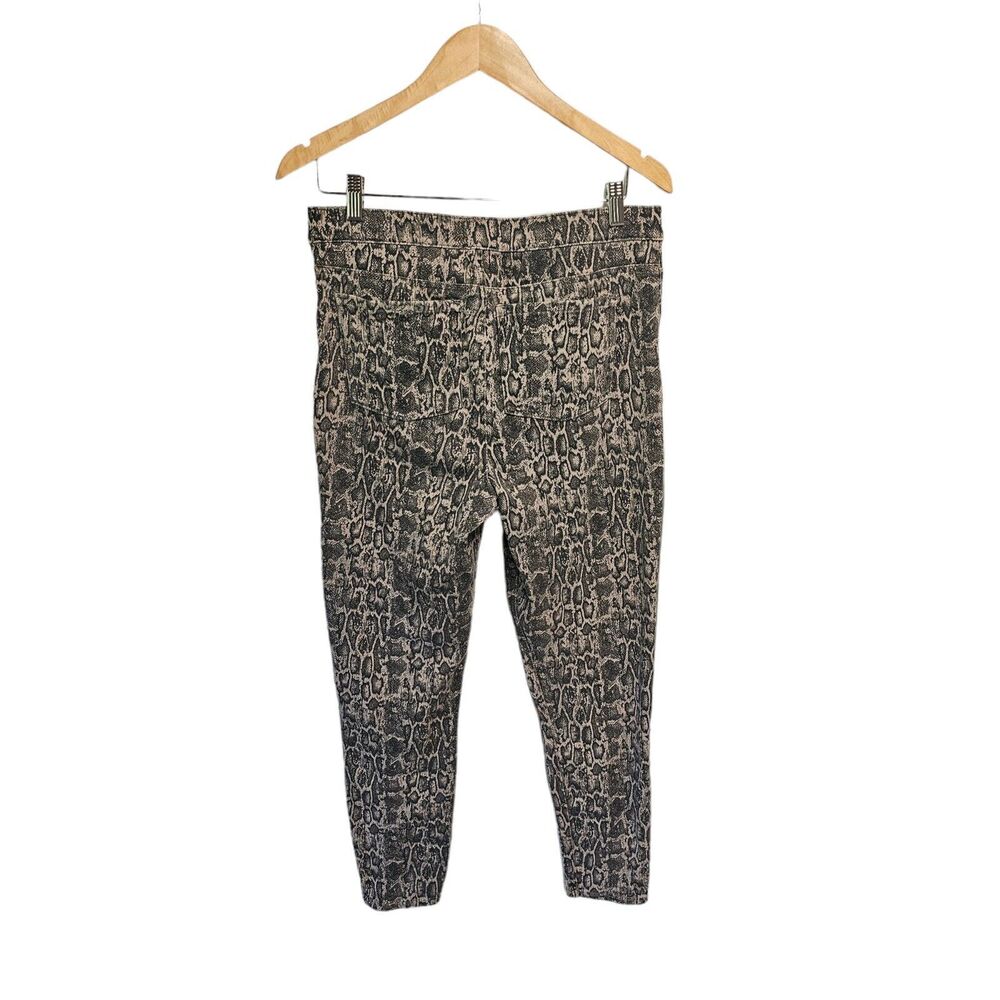 SPANX Leopard Print Pull On Ankle Leggings EUR 46-48 US 1X
